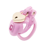 Double Lock Lightweight Chastity Cage material finish close | 3d-chastity