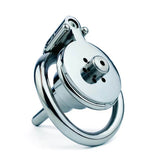 Double Screw Negative Chastity Cage wearing | 3d-chastity