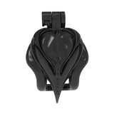 Dual-Heart Resin Chastity Cage size and shape | 3d-chastity