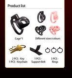 Double Small Chastity Cage Set product photo 12 of | 3d-chastity