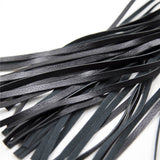 39cm Faux Leather SM Rope Flogger Chastity Cage size and shape | 3d-chastity