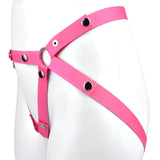 Elastic Chastity Waist Strap Cage front | 3d-chastity