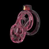 Elastic Soft Pink Cobra Chastity Cage - 3d-chastity