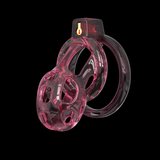 Elastic Soft Pink Cobra Chastity Cage - 3d-chastity