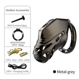 Electric Eel Estim Play Chastity Cage size and shape | 3d-chastity