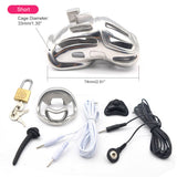 Electric Shock Chastity Cage side | 3d-chastity