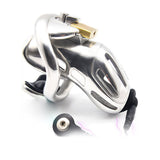 Electric Shock Chastity Cage lock and ring | 3d-chastity