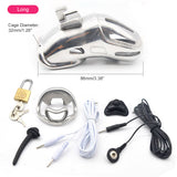 Electric Shock Chastity Cage wearing | 3d-chastity