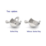 Stainless Steel Egg Shaped Chastity Cage comparison | 3d-chastity
