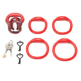 Evil Octopus Entwined Chastity Cage rear | 3d-chastity