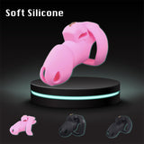 Exclusive New Model Silicone Chastity Cage size and shape | 3d-chastity