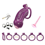 Extra Long Cobra Chastity Device (4.92 Inches) - 3d-chastity