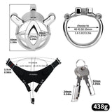 Eye of Horus Chastity Cage full kit | 3d-chastity
