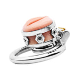Steel Inverted Chastity Cage - Clitty Locker side | 3d-chastity