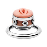 Steel Inverted Chastity Cage - Clitty Locker front | 3d-chastity