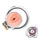 Steel Inverted Chastity Cage - Clitty Locker rear | 3d-chastity