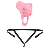 Fantasy Pink Conch Chastity Cage with Belt product photo 14 of | 3d-chastity