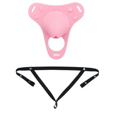 Fantasy Pink Conch Chastity Cage with Belt product photo 18 of | 3d-chastity