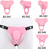 Fantasy Pink Conch Chastity Cage with Belt lock and ring | 3d-chastity