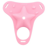 Fantasy Pink Conch Chastity Cage with Belt full kit | 3d-chastity