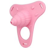 Fantasy Pink Conch Chastity Cage with Belt rear | 3d-chastity