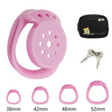 Flat CB 6.0 Chastity Cage lock and ring | 3d-chastity