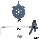 Flat Chastity Cage with Detachable Ball Catheter product photo 16 of | 3d-chastity
