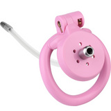 Flat Chastity Cage with Detachable Ball Catheter main product | 3d-chastity