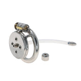 Secure Flat Chastity with Spikes Cage