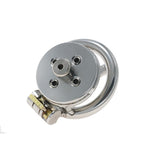 Flat Chastity with Spikes Cage material finish close | 3d-chastity