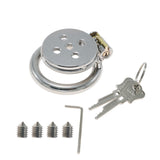 Flat Chastity with Spikes Cage front | 3d-chastity