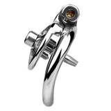 Flat Chastity Cage with Spikes Removable side | 3d-chastity
