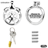 Flat Chastity Cage with Spikes Removable product photo 12 of | 3d-chastity