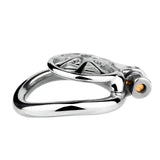Flat Chastity Cage with Spikes Removable product photo 15 of | 3d-chastity