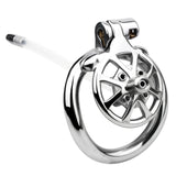 Flat Chastity Cage with Spikes Removable wearing | 3d-chastity