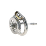 Flat Compass CB Chastity Device material finish close | 3d-chastity