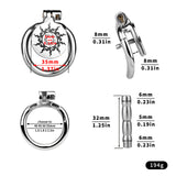 Flat Lotus Chastity Cage wearing | 3d-chastity