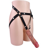 Flat Negative Chastity Cage with Silicone Realistic Dildo front | 3d-chastity