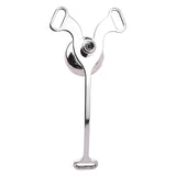 Flat Negative #3233 Chastity Cage with Silicone Realistic Dildo side | 3d-chastity
