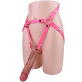 Flat Negative #3233 Chastity Cage with Silicone Realistic Dildo front | 3d-chastity
