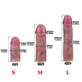 Flat Negative Chastity Cage with Silicone Realistic Dildo size and shape | 3d-chastity
