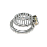 Flat Plain Hollow CB Chastity Device material finish close | 3d-chastity