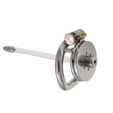 Flat Short Penis Cage with Lock Soft Catheter