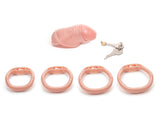 Flesh-Toned Camouflage Chastity Device rear | 3d-chastity