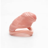 Flesh-Toned Camouflage Chastity Device side | 3d-chastity