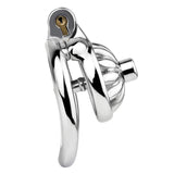 Steel Chastity Cage with Urethral Removable front | 3d-chastity