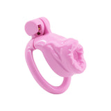 Foreskin Style ABS Chastity Cage material finish close | 3d-chastity