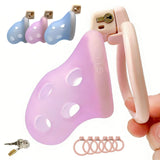 Fresh Soft Rubber Chastity Cage main product | 3d-chastity