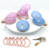 Fresh Soft Rubber Chastity Cage side | 3d-chastity