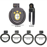 Frosted Flat Chastity Cage size and shape | 3d-chastity